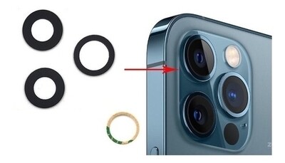 Vidrio Lens Cristal Camara para iPhone 12 Pro Max
