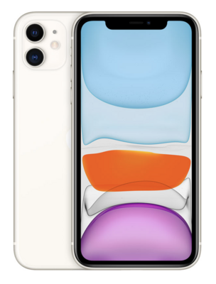 iPhone 11 de 128 GB - Blanco - Semi Nuevo - Sin Face ID