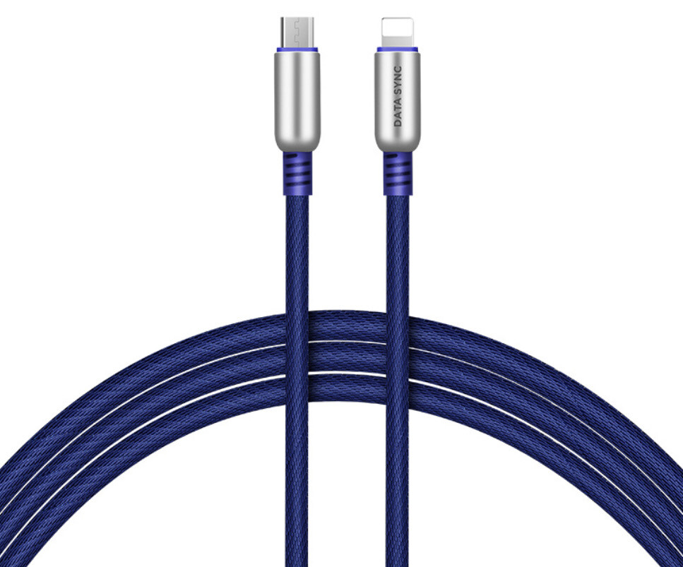 Cable 2x1 Lighning y Micro - USB Hoco U17
