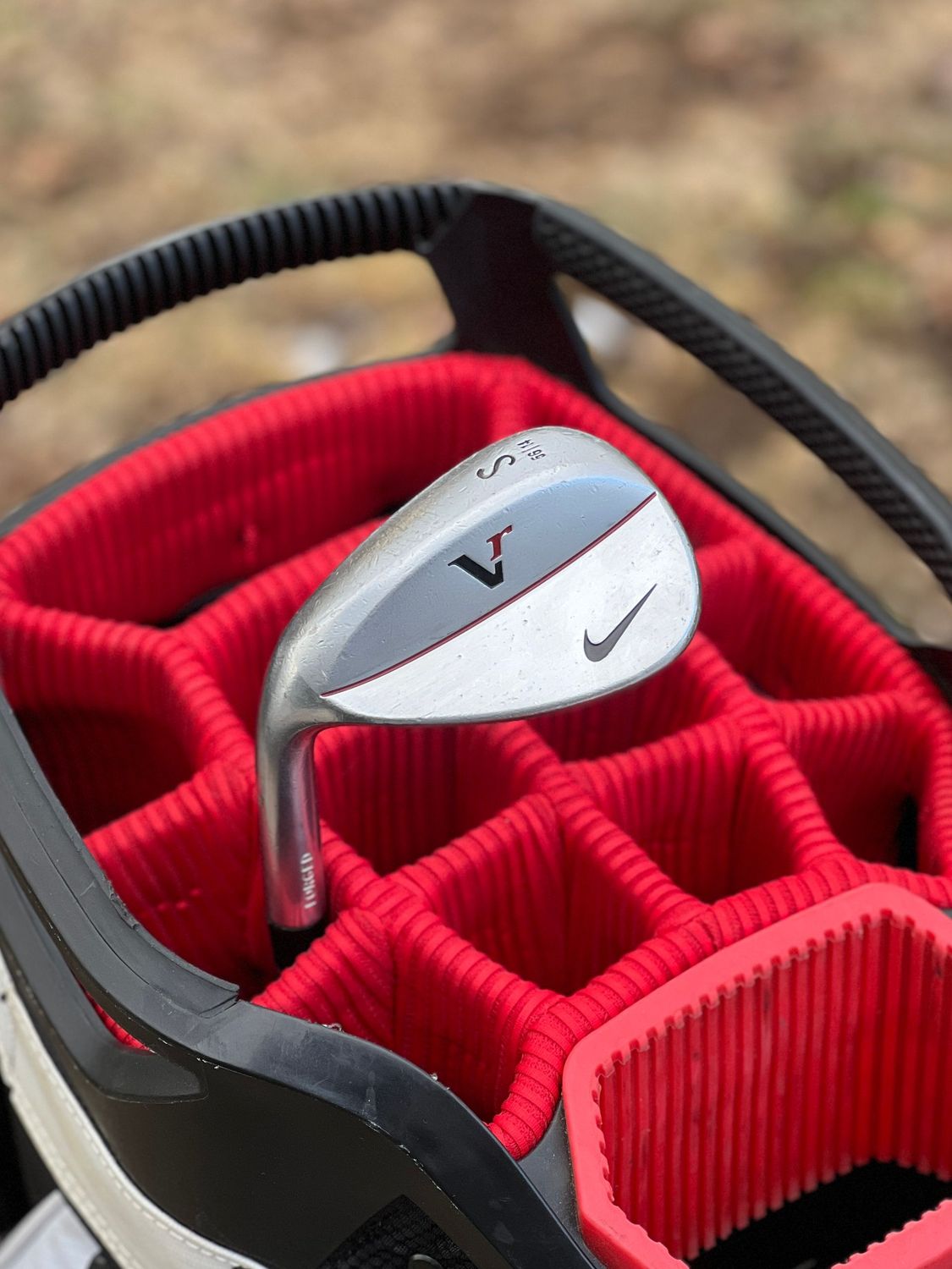 Left Handed Nike Victory Red 56° Wedge