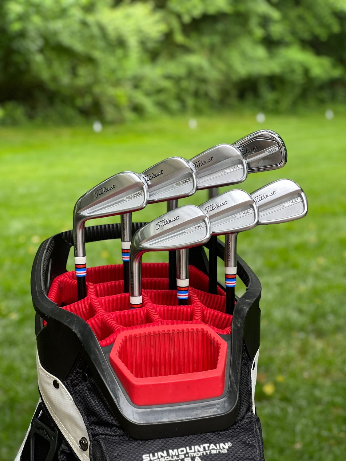 Left Handed Titleist T-Series Combo Iron Set (LA Golf Shafts)