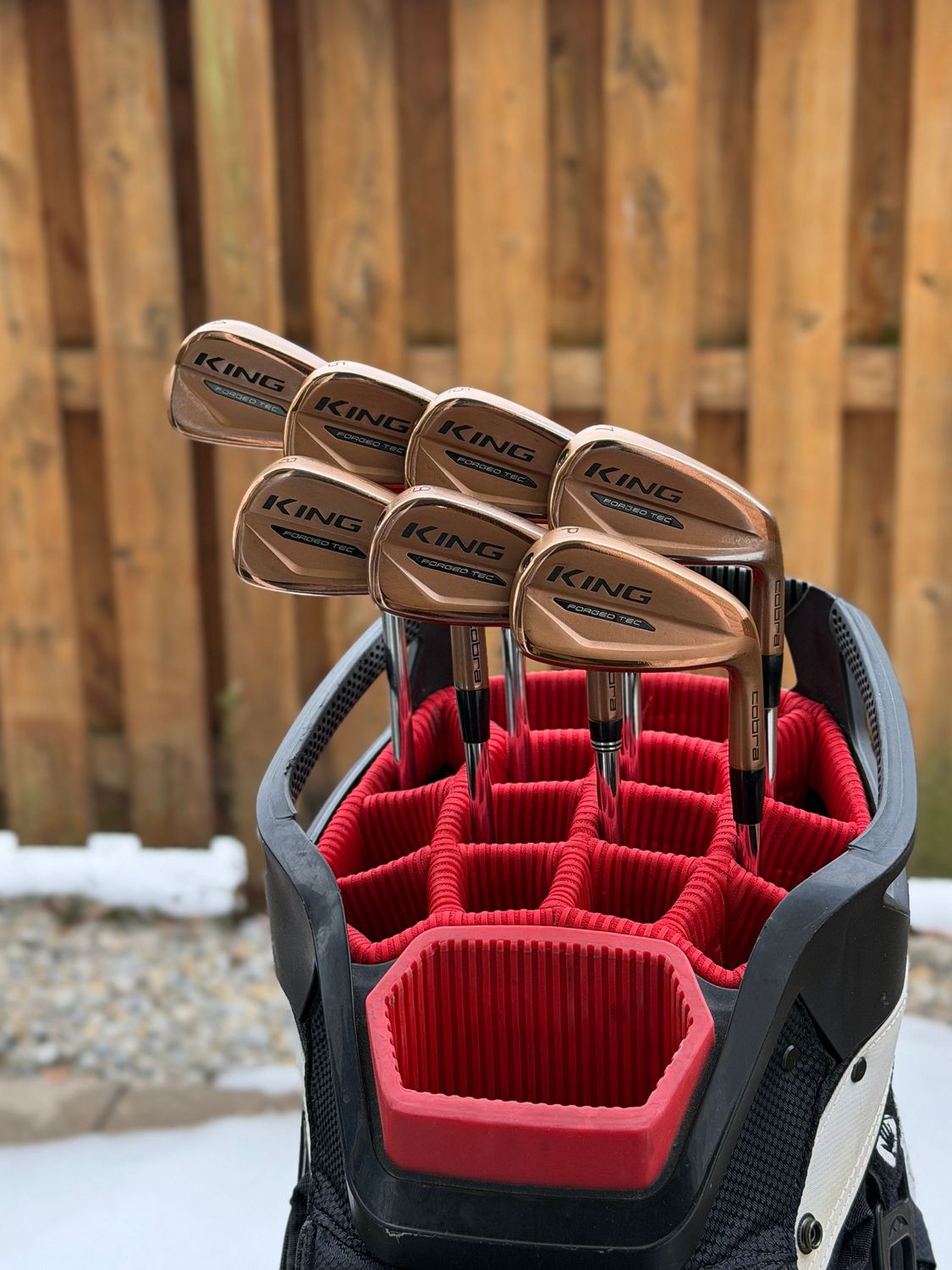 Cobra King Forged Tec Copper Iron Set
