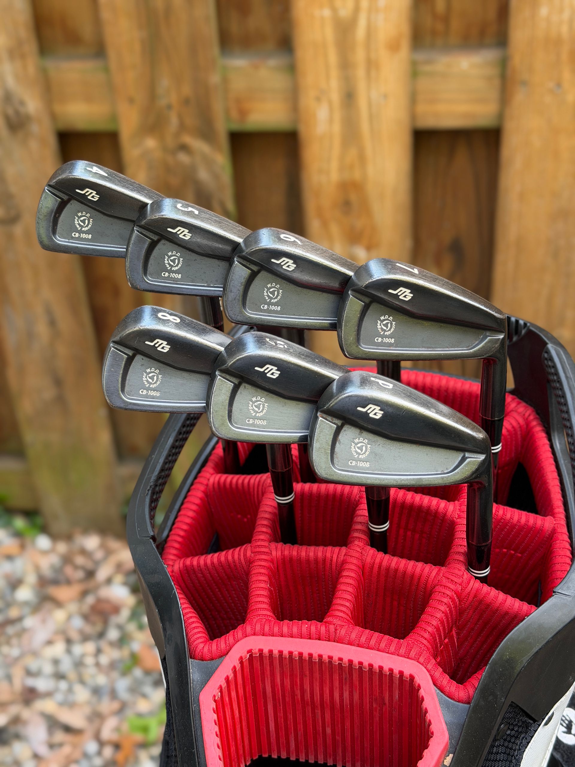 Miura Giken CB-1008 Triple Black Nickel Iron Set