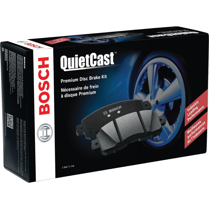 BOSCH BP1762 QuietCast Premium Semi-Metallic Disc Brake Pad Set - Compatible with Select BMW 228i xDrive Gran Coupe, i3, i3s, X1, X2; Mini Cooper Clubman, Cooper Countryman; REAR