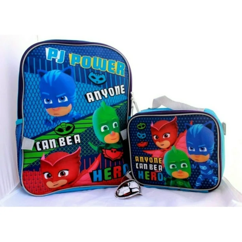 PJ Masks &quot;Heroes&quot; 16 Inch Backpack with Insulated Lunch Box Set