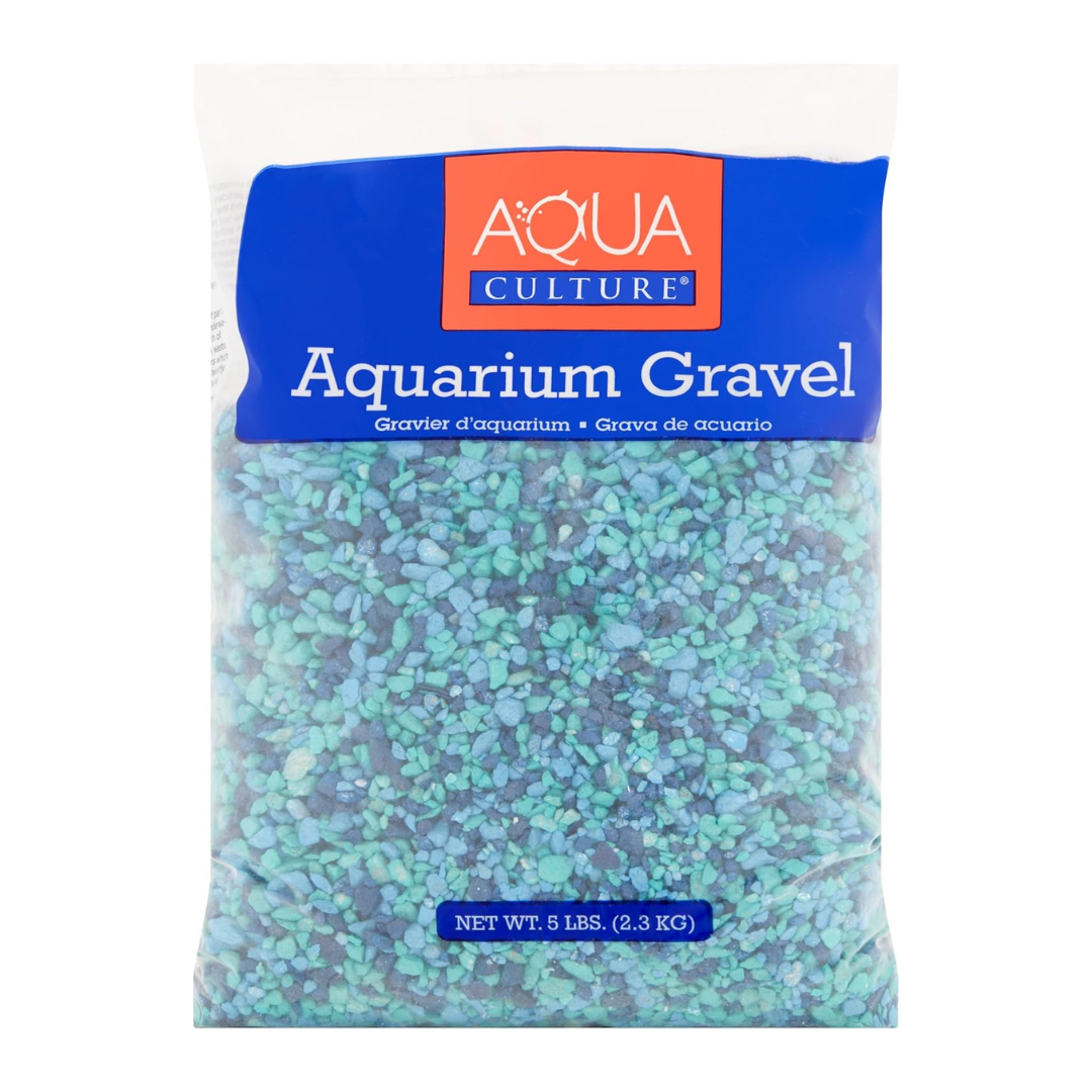 Bulk Blue Colored Aquarium Pebbles