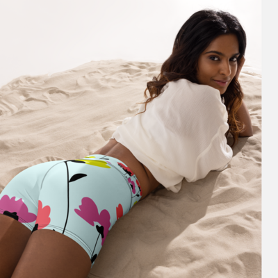 SiSly Printed Yoga Shorts