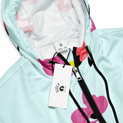 SiSly Printed Cropped Windbreaker