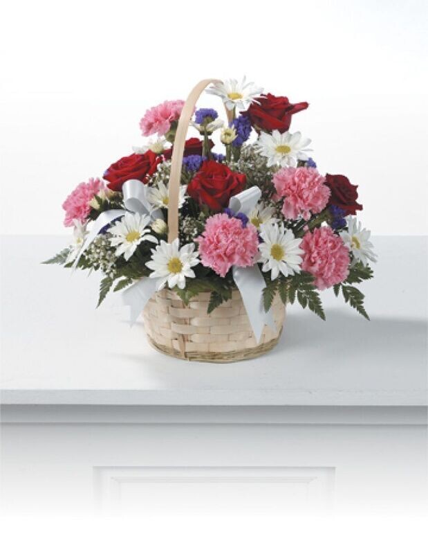 Basket Floral Arrangement 7