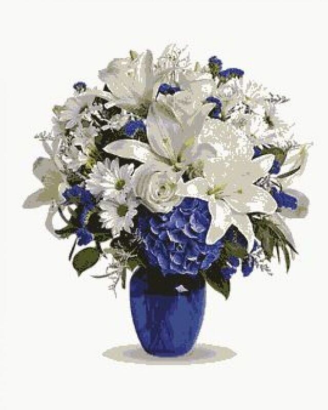 Glass Vase Arrangement 2