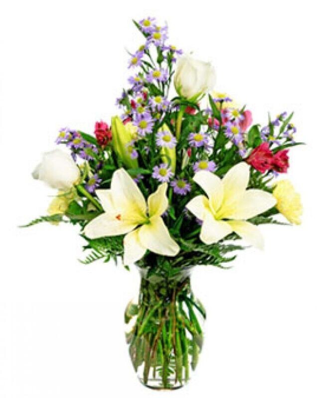 Glass Vase Arrangement 7