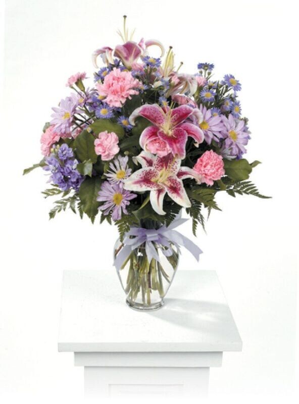 Glass Vase Arrangement 13
