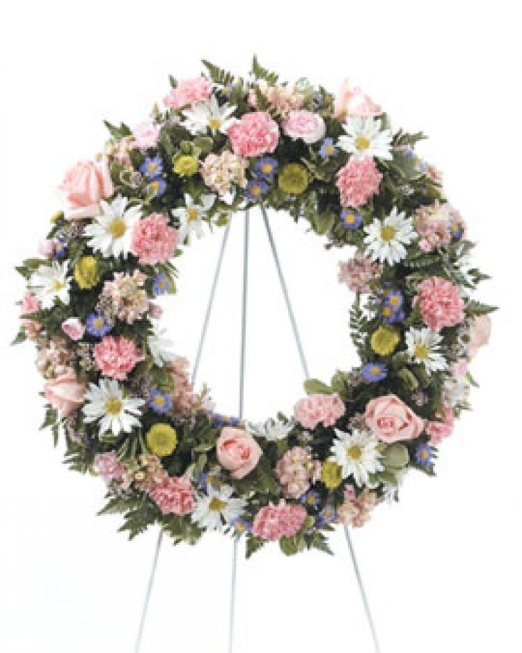 Mixed Flowers Wreath 4