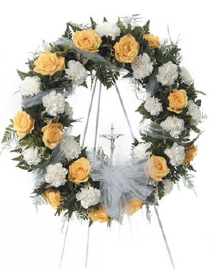 Mixed Flowers Wreath 3