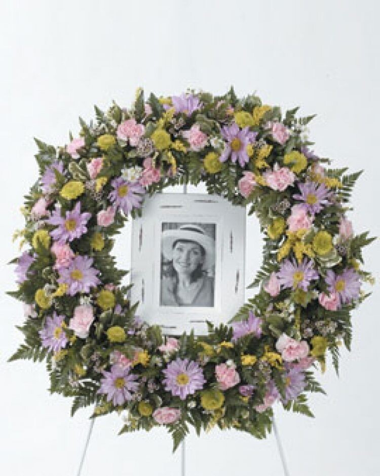 Mixed Flowers Wreath 5