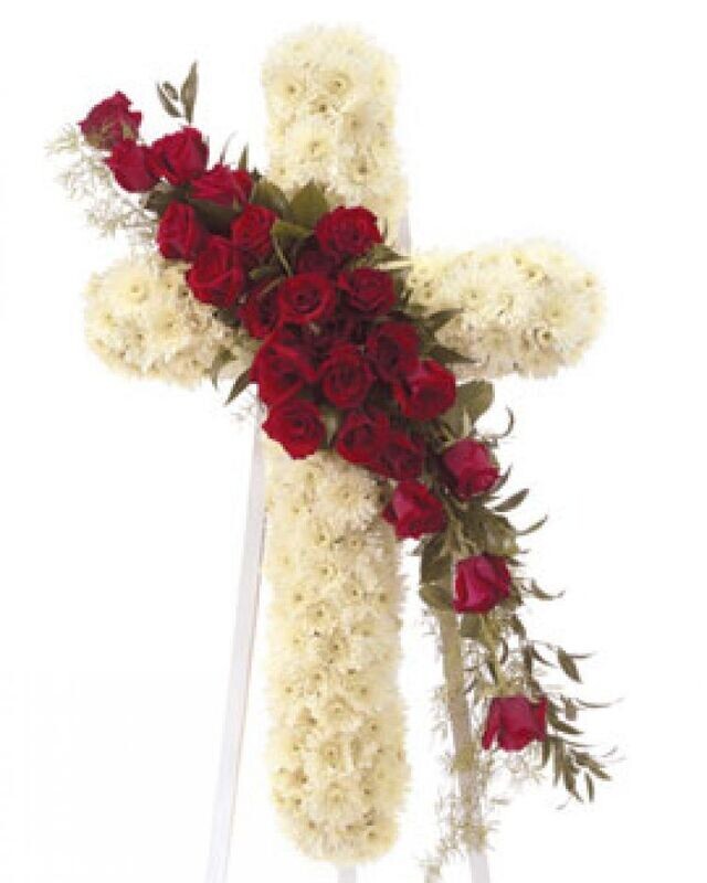 Cross Floral Arrangement 2