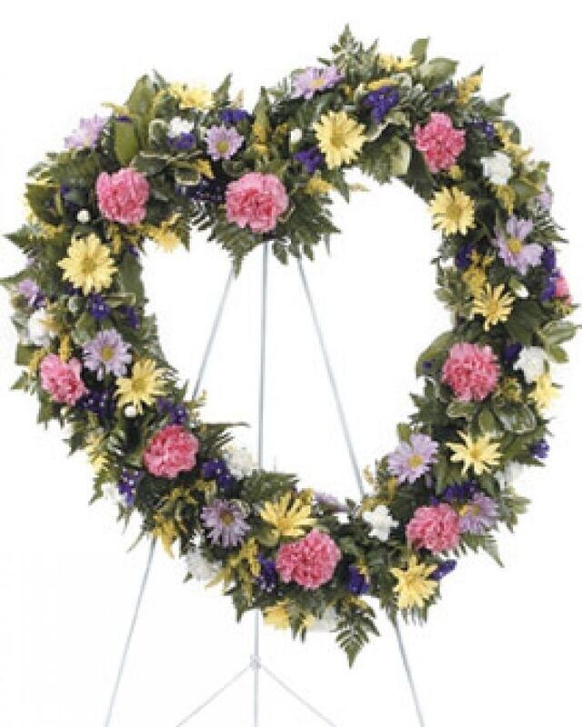 Heart Floral Arrangement 3