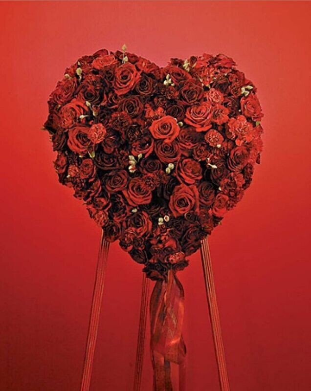 Heart Floral Arrangement 6