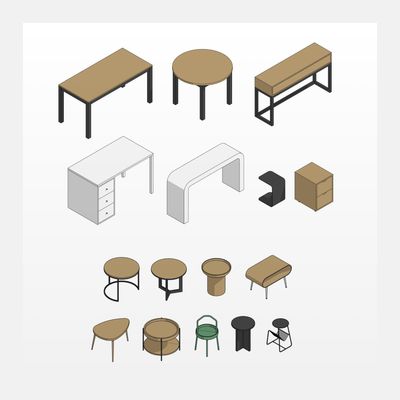 Семейства Столы