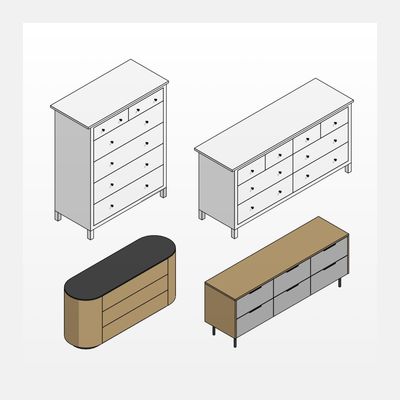 Dresser Revit Families