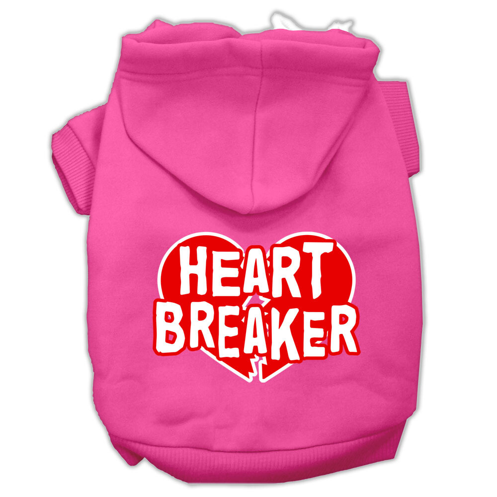 &quot;Heart Breaker&quot; Dog or Cat Pet Hoodie - Various Colors sizes XSmall to  XXXLarge