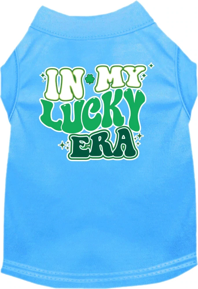 &quot;In My Lucky Era&quot; Screen print Pet Shirt - Various Colors XSmall - XXXLarge