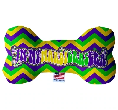 &quot;In My Mardi Gra Era&quot; Soft Plush Squeaker Pet Dog Valentines Toy