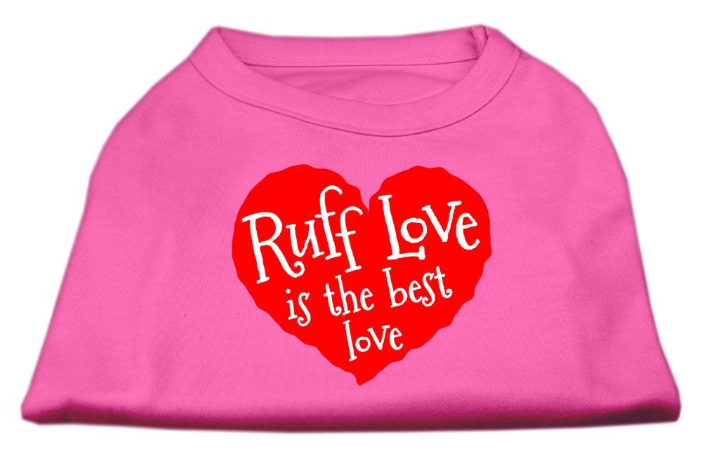 &quot;Ruff Love is The Best Love&quot; Pet Shirt Dog or Cat Black and Gray XSmall - 3XLarge