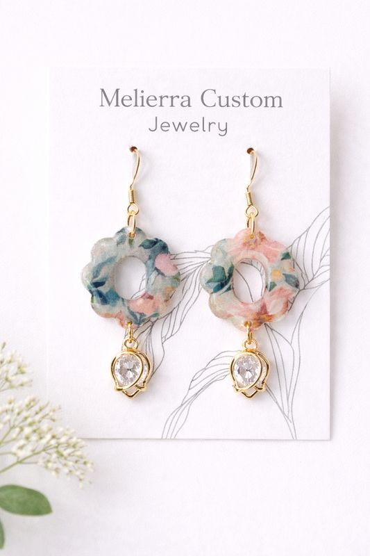 Floral/Gem Dangles