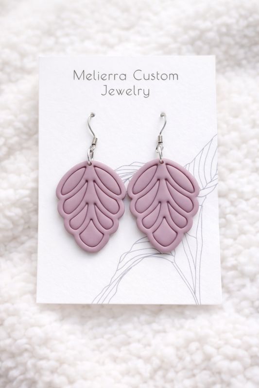 Desert Bloom Leaf Dangles