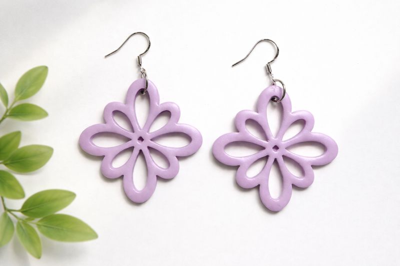 Lavender Bloom Dangles