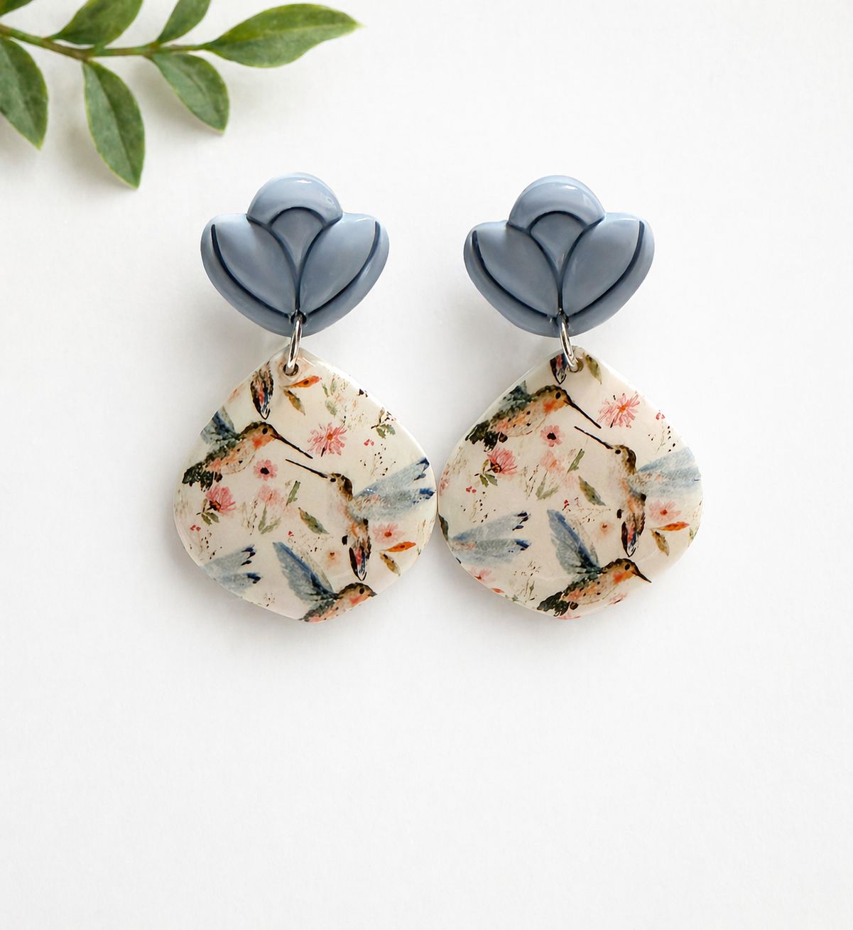 Hummingbird Petal Dangles