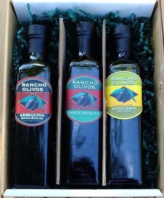 3 Bottle Olive Oil Box