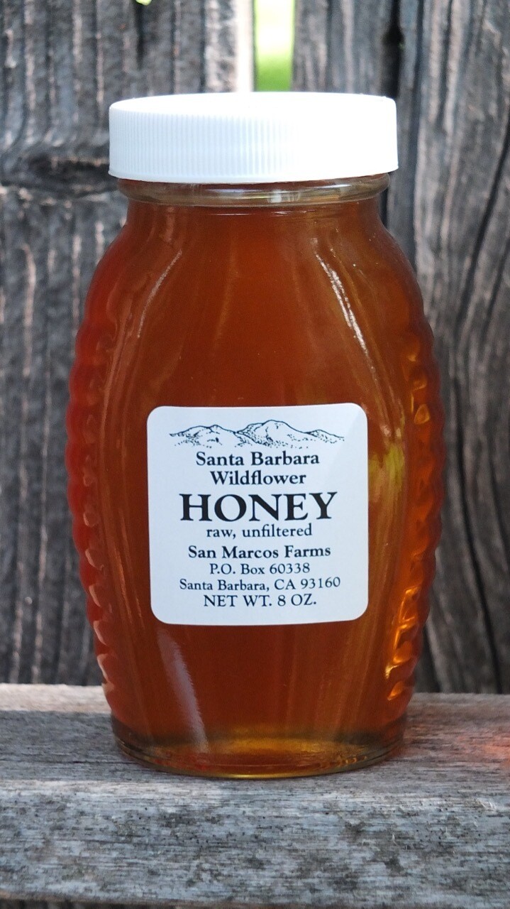 San Marcos Farms Raw Unfiltered Organic Honey.