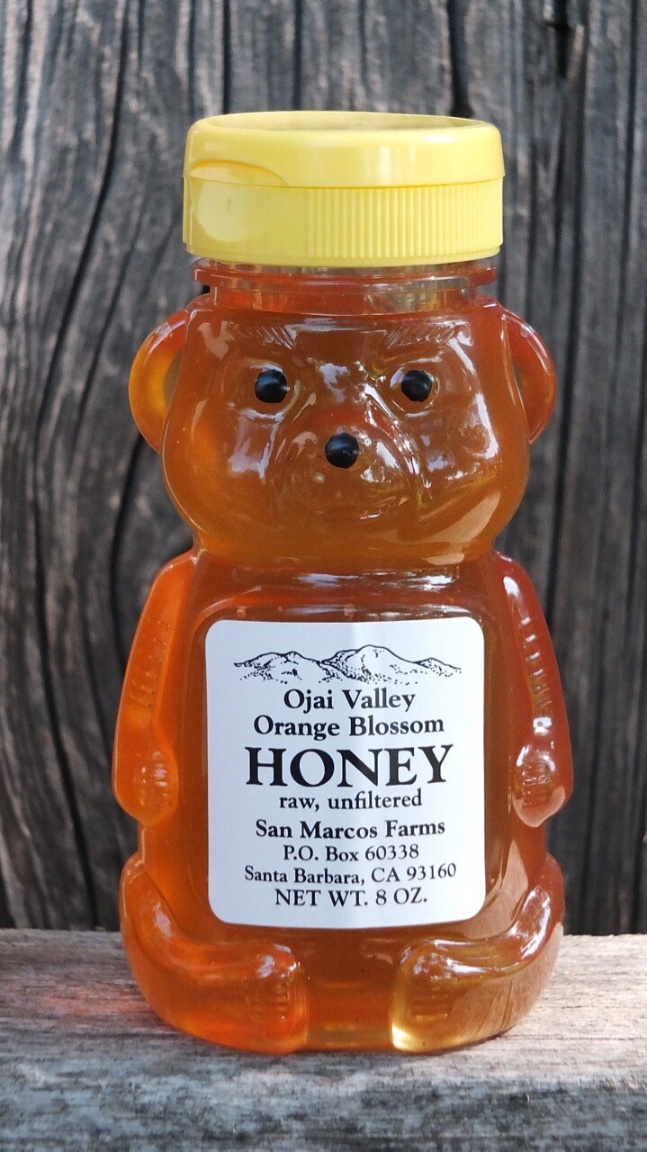 San Marcos Farms Raw Unfiltered Organic Honey.