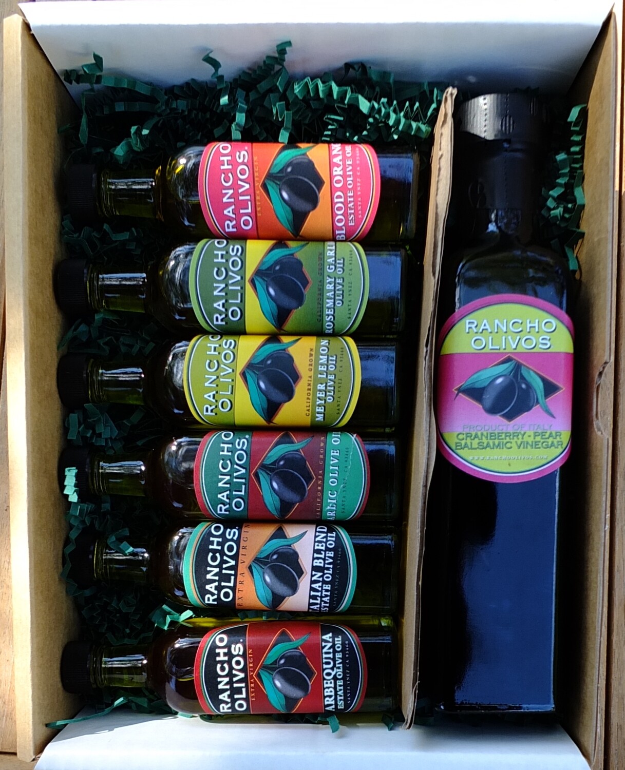 6 Mini Bottles of Olive Oil &amp; 250 ml Vinegar