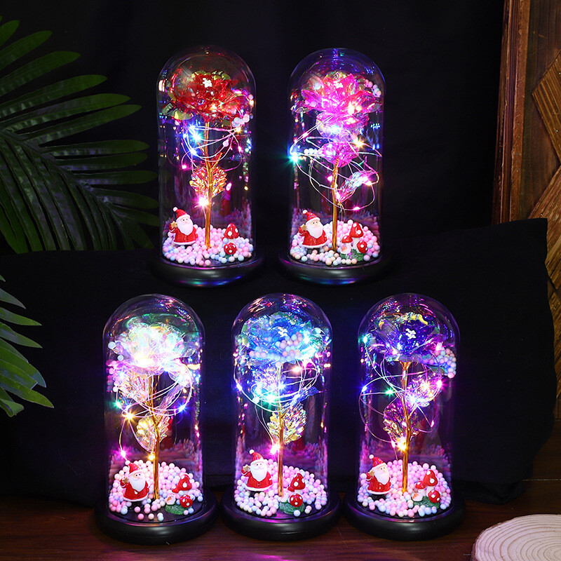 &quot;Elegancy&quot; Specialty Eternal Flowers Led Galaxy Rose Flowers