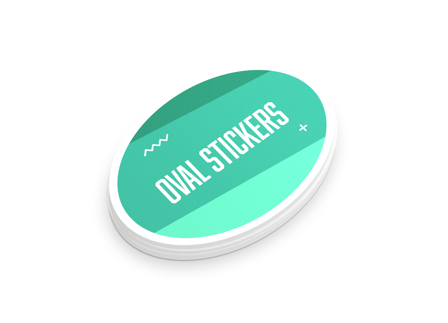 Oval Sticker