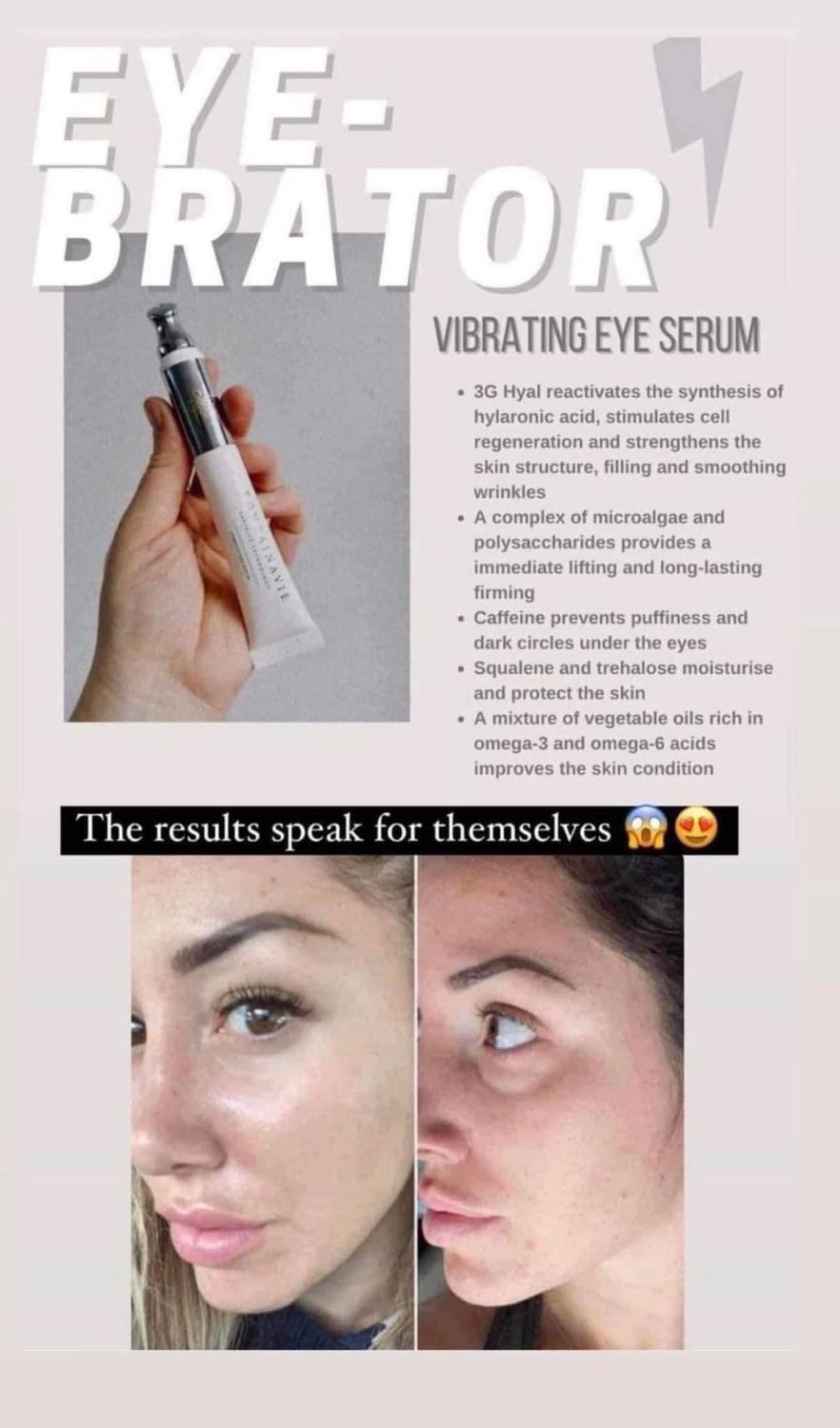 Vibrating eye Serum