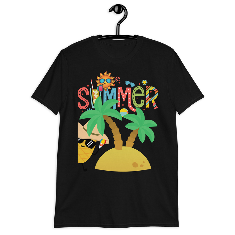 Summer sunshine pineapple Short-Sleeve Unisex T-Shirt