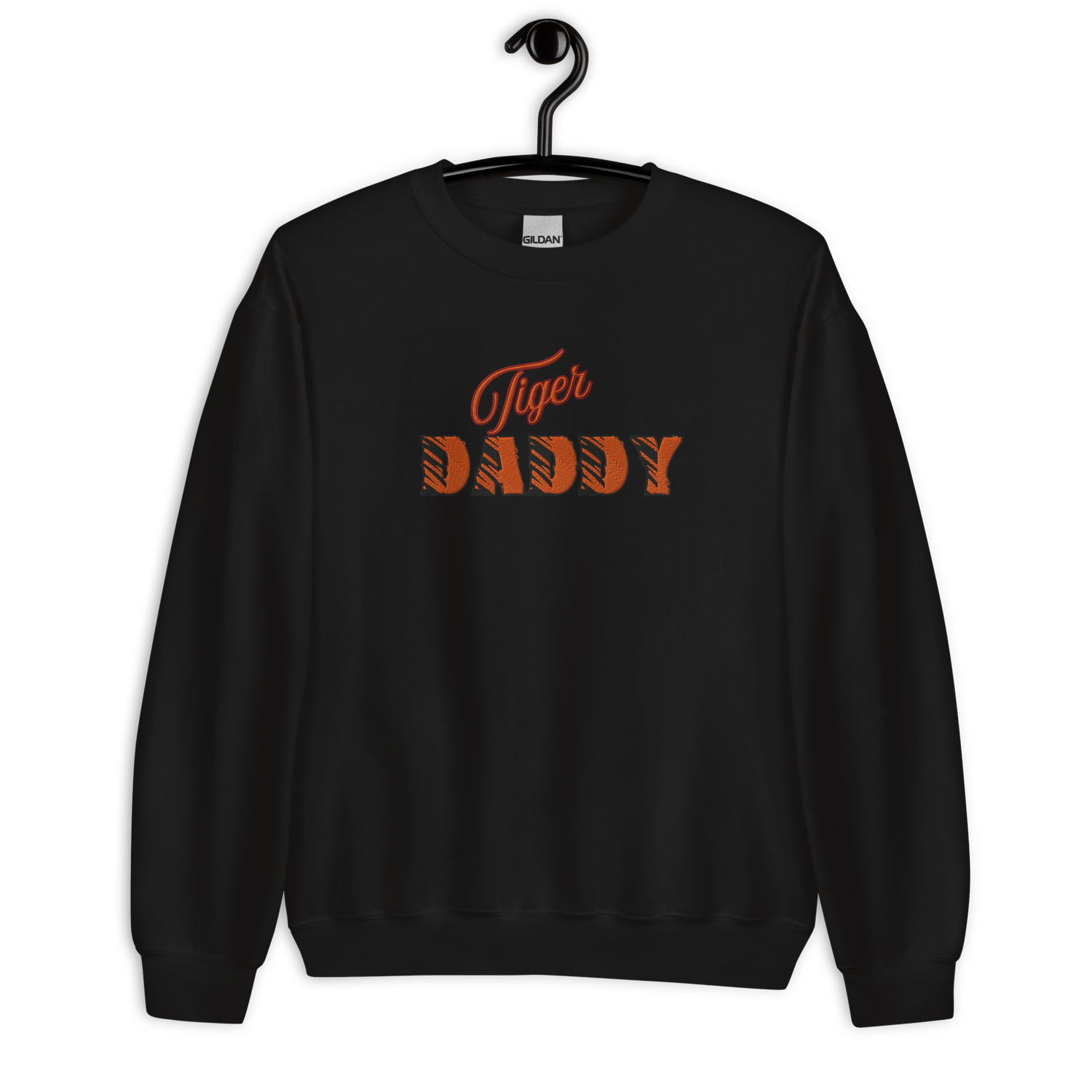 Embroidered dad sweatshirt Embroidered dad sweater best dad sweatshirt, dad shirt for dad&#39;s birthday, best dad gift, Tiger daddy sweatshirt.