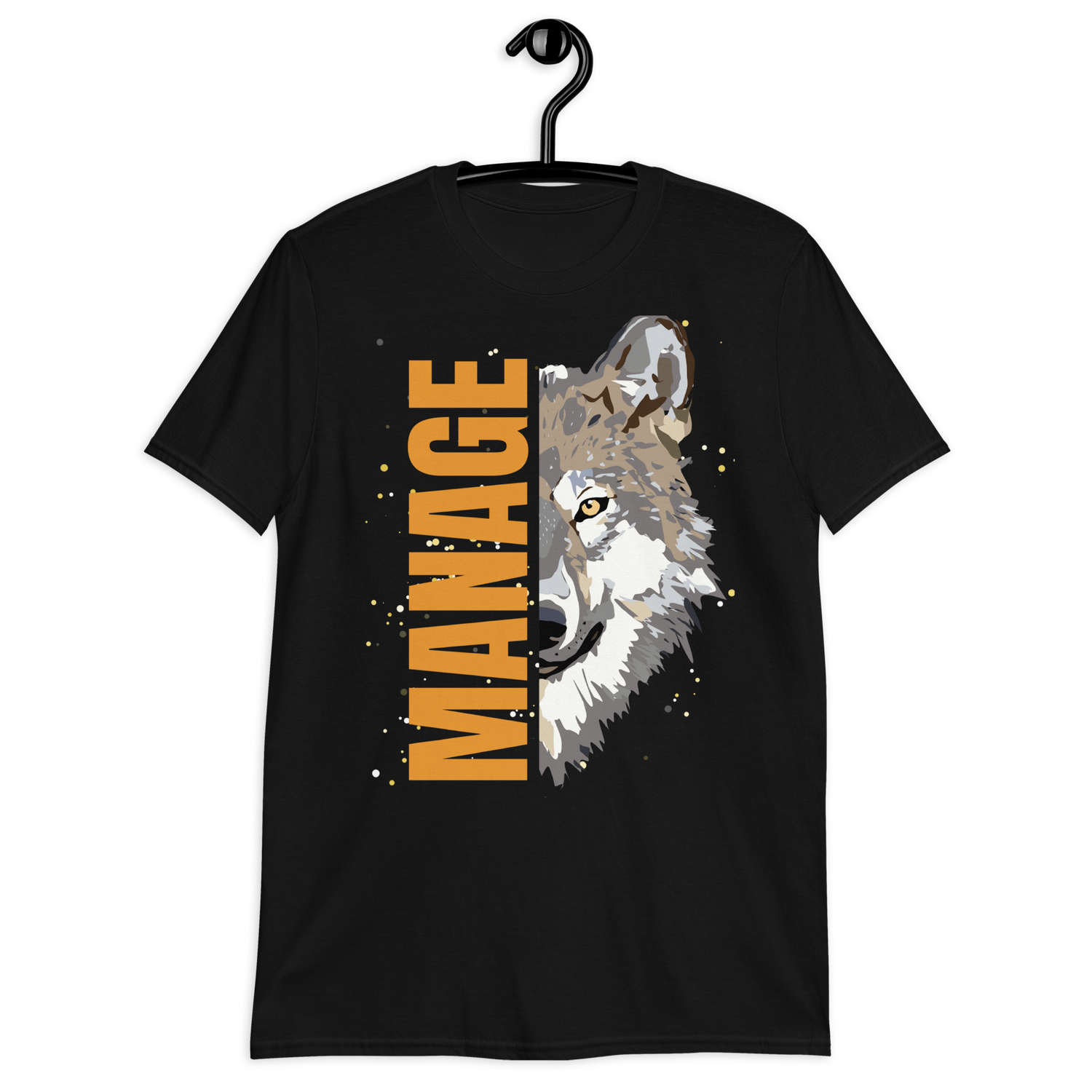 Manage Lion Graphic Motivational Unisex T-Shirt