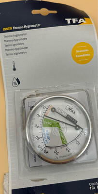 TFA Dostmann Hygrometer »Thermo-/Hygrometer«, (Thermo-/Hygrometer, Anleitung), Thermo-/Hygrometer