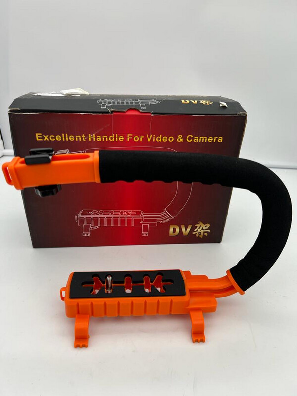 C-förmiger Video-Handgriff Grip Stativ Halterung Stabilisierer in orange ECR-007 C-förmiger Video-Handgriff Grip Stativ Halterung Stabilisierer in orange ECR-007