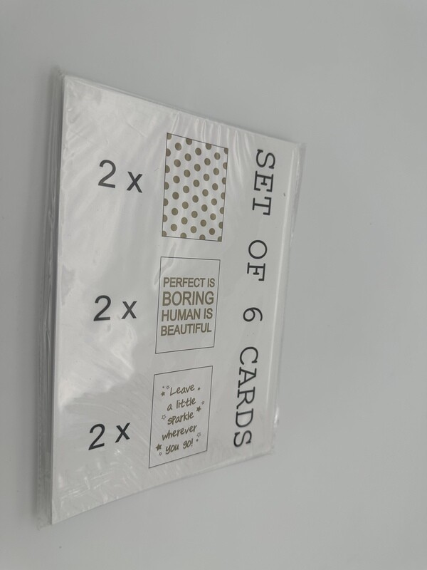 Postkarten-Packung mit 6 verschiedenen Formaten aus Kraftpapier-Design Postkarten-Packung mit 6 verschiedenen Formaten aus Kraftpapier-Design