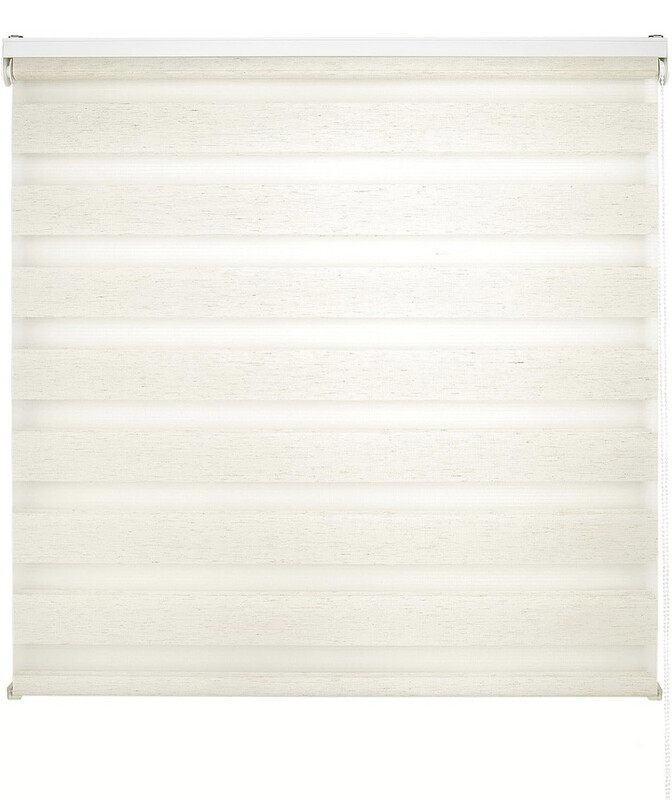 Vela | Rollo nacht und tag premium mit galerie | Leinen, doppelrollo 100 x 180 cm (BxH) | Stoffgröße 97 x 175 cm | Elegantes Tag und Nacht rollo Vela | Rollo nacht und tag premium mit galerie | Leinen, doppelrollo 100 x 180 cm (BxH) | Stoffgröße 97 x 175 cm | Elegantes Tag und Nacht rollo