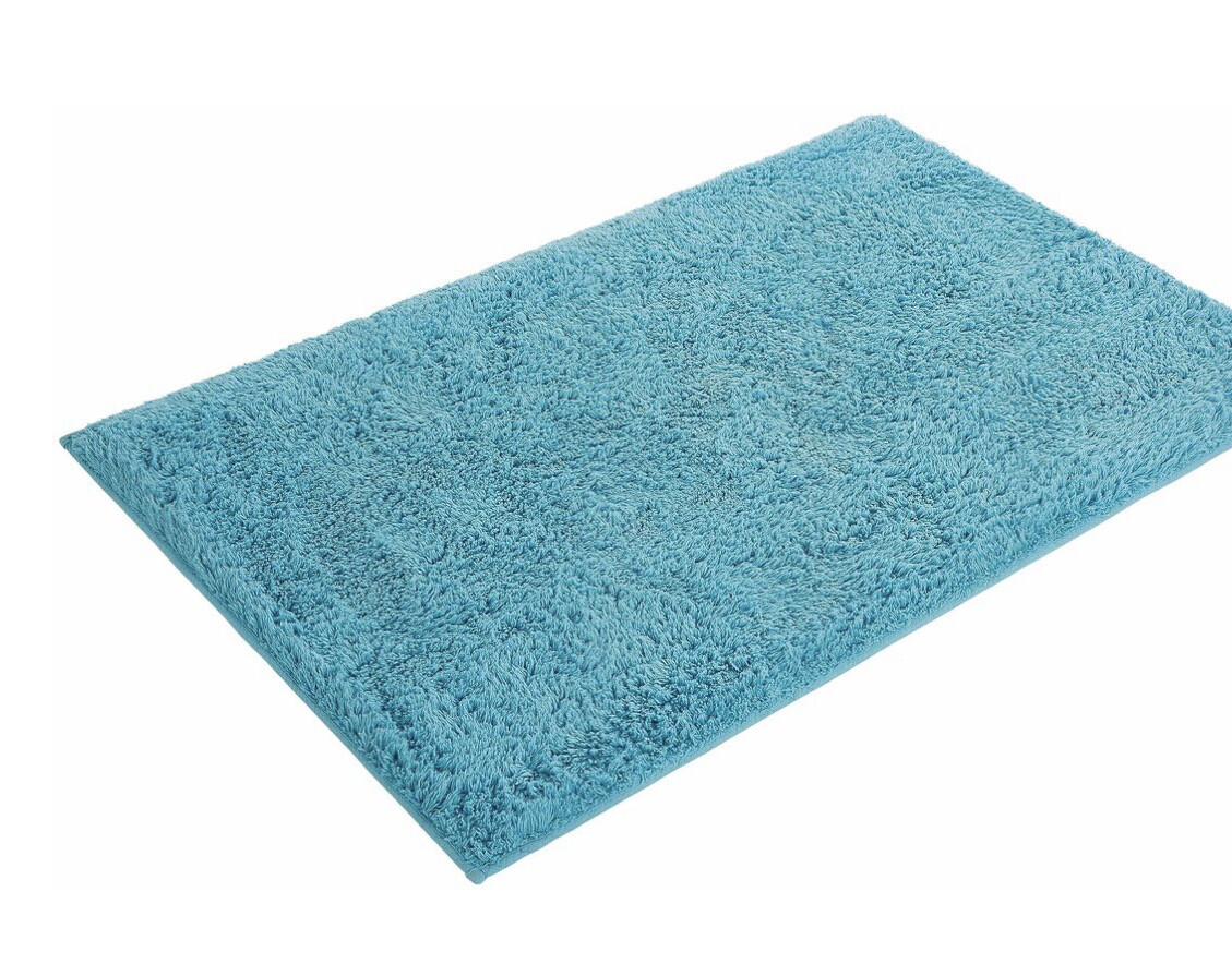 Home affaire Badematte »Maren«, Höhe 15 mm, rutschhemmend beschichtet, fußbodenheizungsgeeignet, Bio-Baumwolle, Badteppich 45X45cm