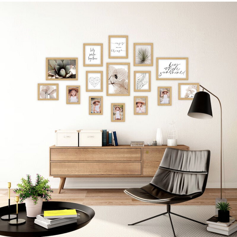andas Bilderrahmen-Set »Bilderrahmen 15er«, (Set, 15 St., 3x 21x30 (DIN A4) + 3x 15x20 (DIN A5) + 4x 13x18 + 5x 10x15 cm) andas Bilderrahmen-Set »Bilderrahmen 15er«, (Set, 15 St., 3x 21x30 (DIN A4) + 3x 15x20 (DIN A5) + 4x 13x18 + 5x 10x15 cm)