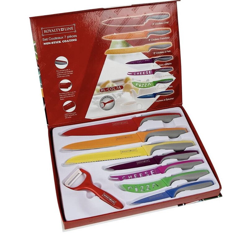 Royalty Line Messerset 7 Teilig plus Sparschäler gratis Royalty Line Messerset 7 Teilig plus Sparschäler gratis