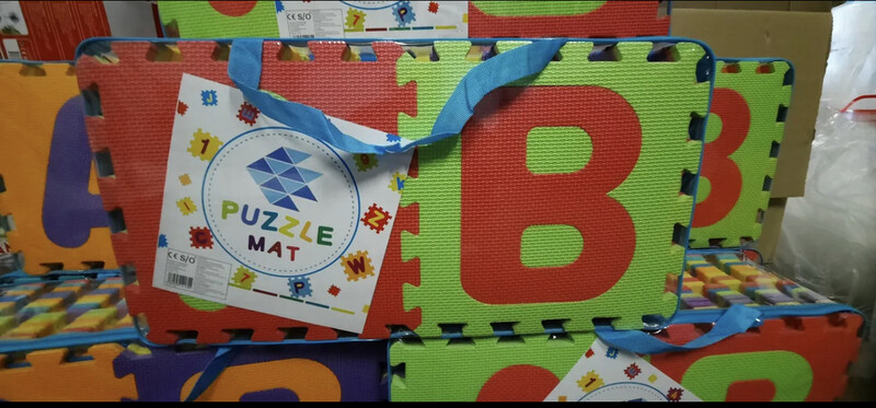 XXL Kinder Puzzlematte 170 x 170 cm Spielteppich Spielmatte Schaumstoff XXL Kinder Puzzlematte 170 x 170 cm Spielteppich Spielmatte Schaumstoff